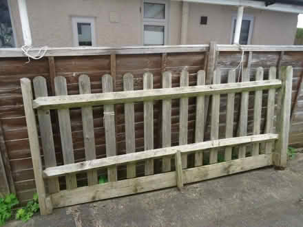Photo of free Section of wooden picket fence (Willingdon BN20) #1