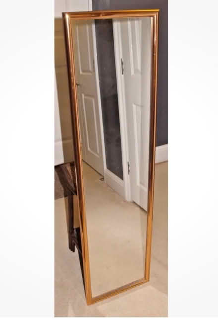 Photo of free Long wall mirror with gilt gold-coloured frame (Chelsea SW3) #1