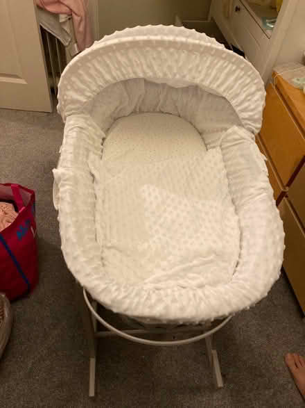 Photo of free Moses basket with rocking stand (BS32) #2