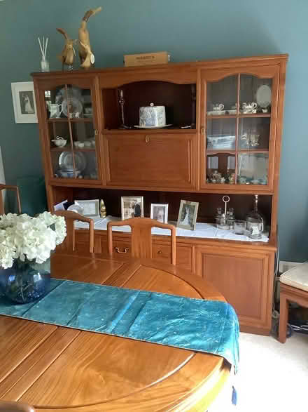 Photo of free Rosewood display cabinet (Fridaythorpe near Driffield) #3