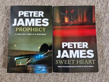 Photo of free Two books by Peter James - Sweetheart and Prophecy (Four Mile Elm GL2) #1