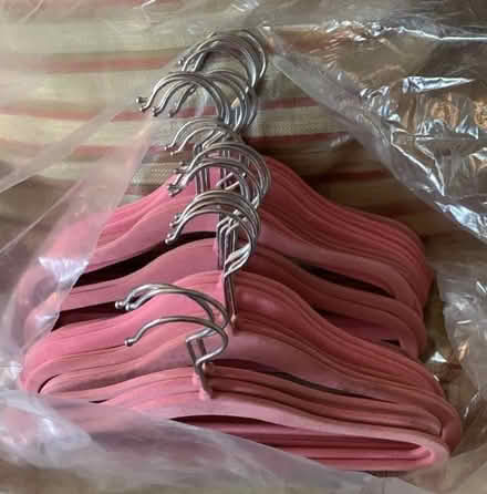 Photo of free 30 children’s coat hangers (Hardwick OX16) #1
