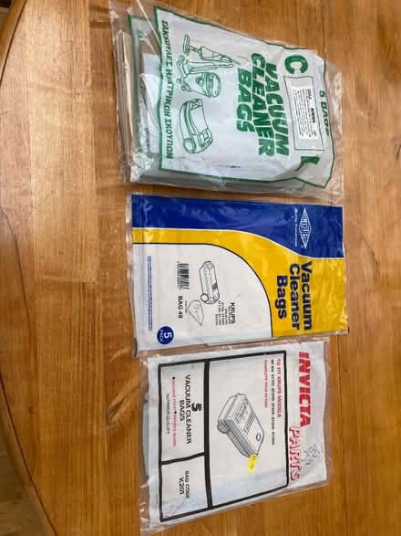 Photo of free Vacuum cleaner bags - assorted (Wandsworth Common SW12) #1