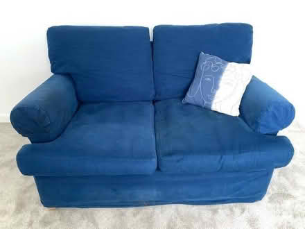 Photo of free Blue sofa (Westdene BN1) #1