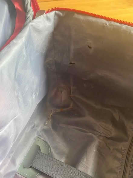 Photo of free Old used red suitcase (Berwick Grange SY1) #4