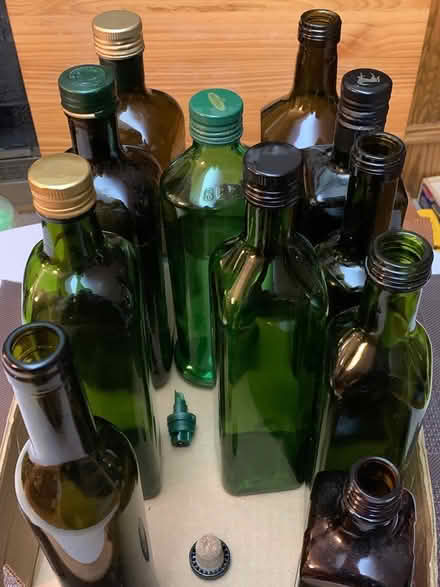 Photo of free Coloured glass bottles (Carlingwood/Lincoln Fields) #2