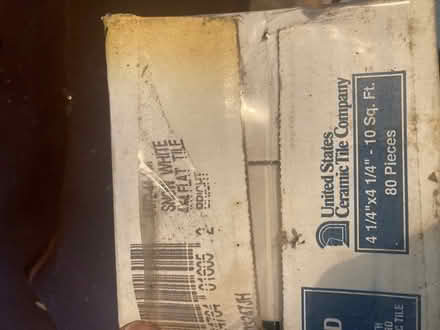 Photo of free 4x4 Snow White Tile (Wingdale) #2