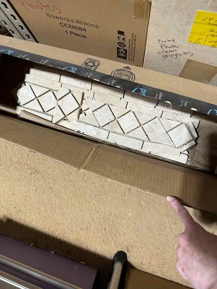 Photo of free Travertine tile backsplash pieces (San Ramon) #1