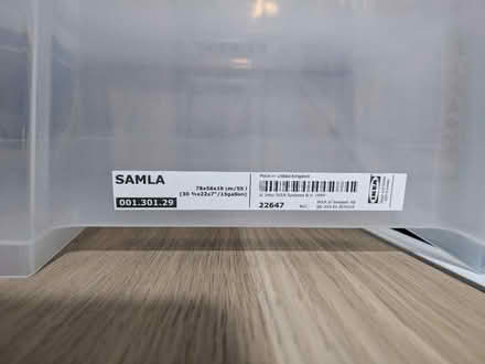 Photo of free Two large storage boxes (Camden Town NW1) #2