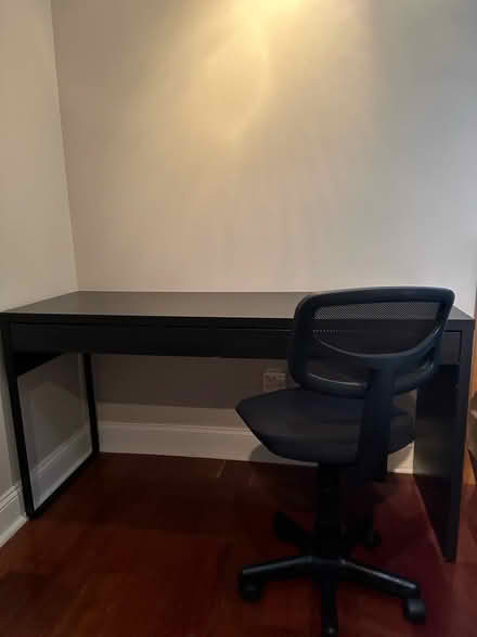 Photo of free Black wooden desk (Fishtown, Philadelphia, PA) #1