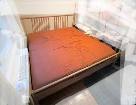 Photo of free King size bed, slats, mattress (20008, near BreadFurst) #1