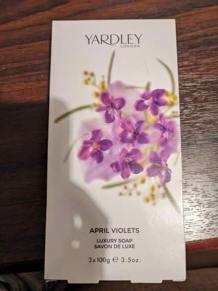 Photo of free 3x Yardley soaps - April Violets scent (Kirkstall LS5) #1