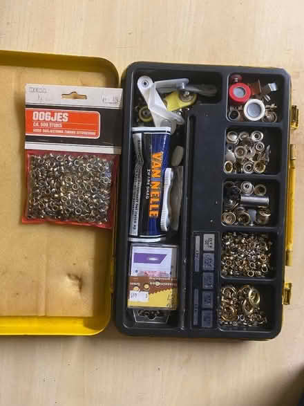 Photo of free Eyelets and tools (mixed sizes) (Broseley TF12) #1