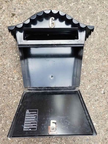 Photo of free Black Metal Wall Mounted Post Box (Enfield EN1) #1