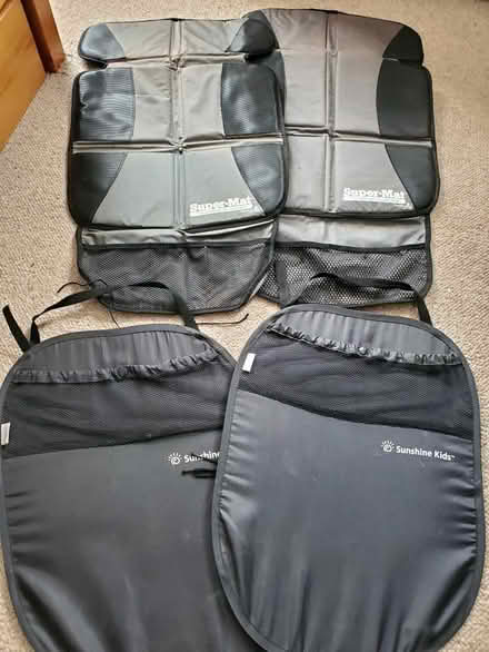 Photo of free Car seat base and seat back protectors (Higham Hill E17) #1
