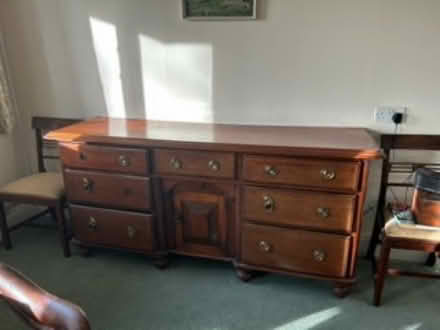 Photo of free Large Mahogany Sideboard (Round Hill BN2) #1
