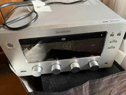 Photo of free Sandstrom Mini Hi Fi unit - plus speakers (Cottonmill AL1) #1