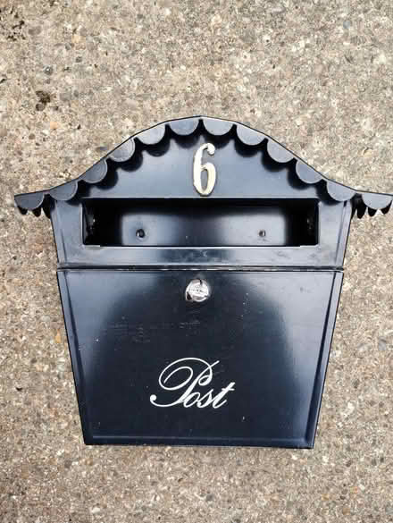Photo of free Black Metal Wall Mounted Post Box (Enfield EN1) #2