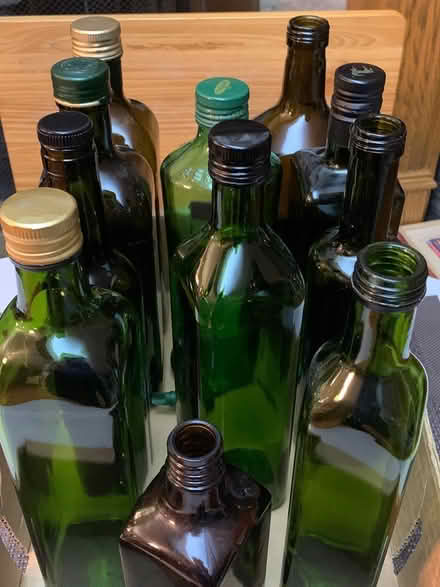 Photo of free Coloured glass bottles (Carlingwood/Lincoln Fields) #1
