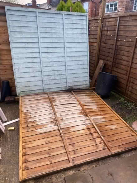 Photo of free 6ft Fence Panel and Post x 2 (Wilmslow SK9) #1