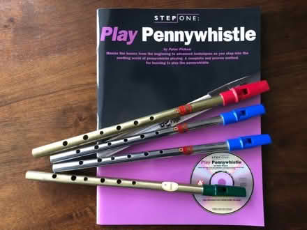 Photo of free Penny whistles x 4 and tutor book with CD (Hebburn NE31) #1