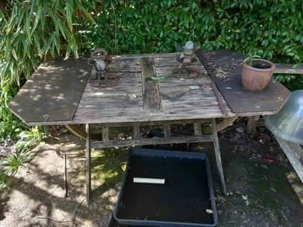 Photo of free Garden table (Lewes BN7) #1