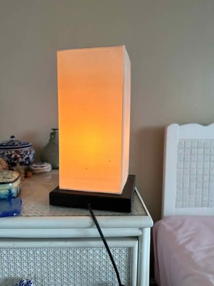 Photo of free Square lamp (Burton green) #1