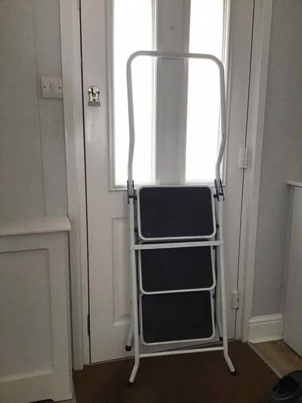 Photo of free Folding step ladder with three steps and hand rail (Churchgate EN8) #2