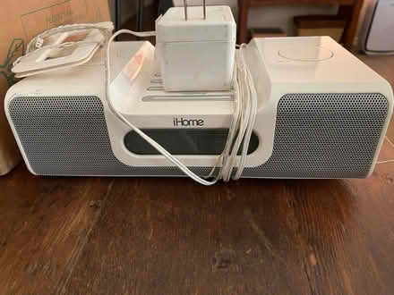 Photo of free Clock radio iPod player (Preston/Forest) #1