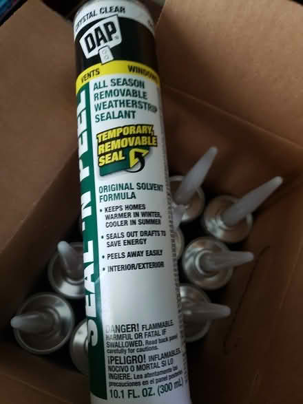 Photo of free Box of 12 Dap weatherstrip sealant (Raritan Township/Ringoes) #1