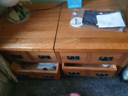 Photo of free Coffee Table with drawers (Rawtenstall) #2