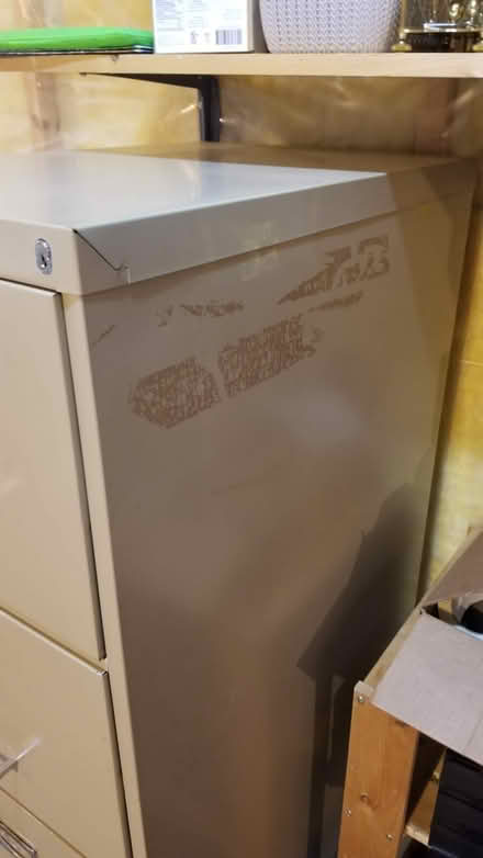 Photo of free 4-drawer metal filing cabinet (Oxford) #3