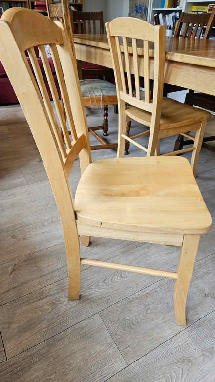 Photo of free 4x Dining chairs (Buggs Bottom RG4) #2
