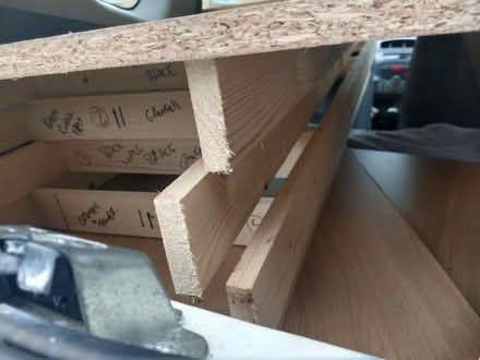 Photo of free Laminated chipboard & timber battens (Ladywell SE13) #3
