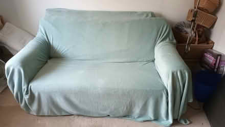 Photo of free Double Sofa Bed With Extra Mattress Topper (Barton-on-Sea BH25) #1