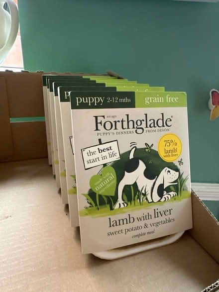 Photo of free 6 x 395g Forthglade Puppy Lamb (B14 Kings Heath) #1