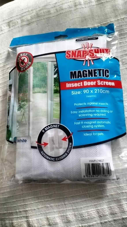 Photo of free White mesh screen door (Kelham Island S3) #1