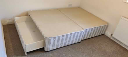Photo of free Double Bed Diwan with double bed Mattress (Witham CM8) #3