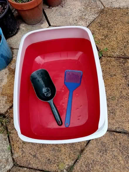 Photo of free Cat litter tray quite new (Carnforth LA5) #1