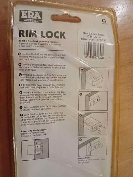 Photo of free Rim lock for wooden door (New Hinksey OX1) #2