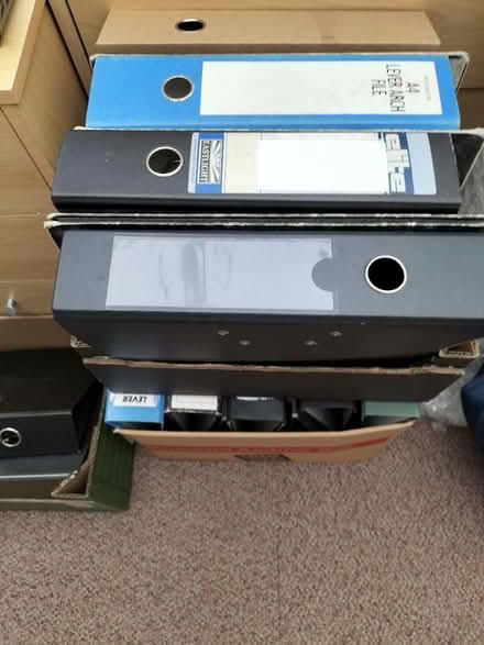 Photo of free 16 Lge Lever Arch Files & 3 others (Waterlooville PO7) #1