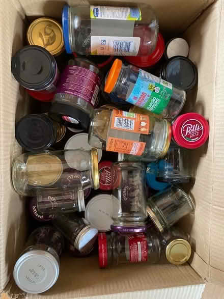 Photo of free 40+ glass jars with lids (Cogges OX28) #1