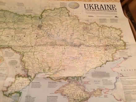 Photo of free National Geographic Ukraine Map (Naperville) #1