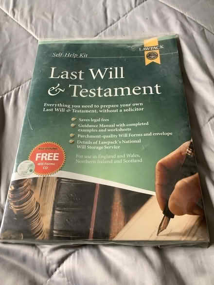 Photo of free Last Will & Testament kit (Wednesfield) #1
