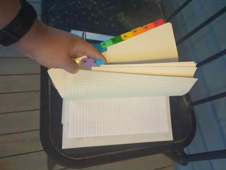 Photo of free Three ring binder (Tufts) #1