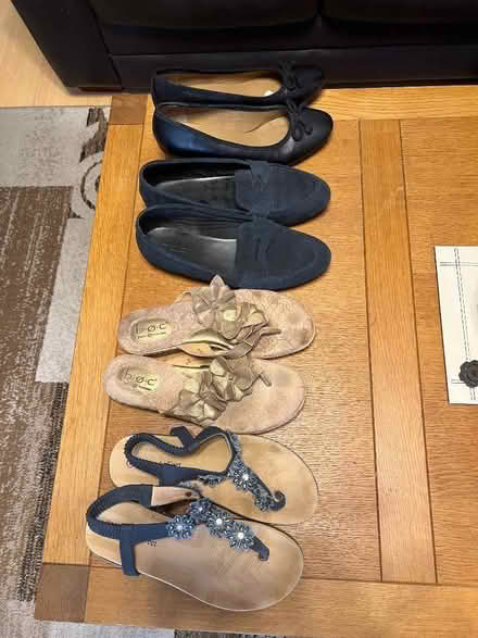 Photo of free Size 6 ladies various shoes/mules bundle, 8 pairs (Wokingham RG40) #1