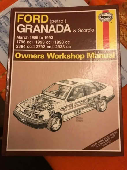 Photo of free Owner's Workshop Manual for a Ford Granada (Bromham Road MK40) #1