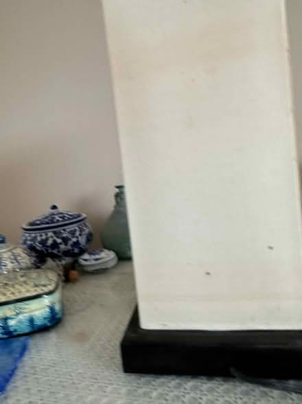Photo of free Square lamp (Burton green) #3