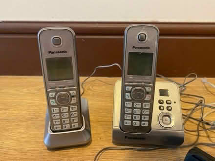Photo of free Panasonic Twin Cordless Phone with Answer Machine (Stepney E1) #1