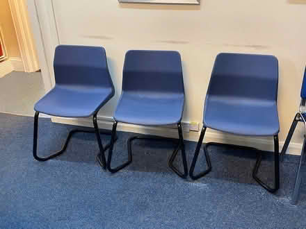 Photo of free Blue Plastic chairs (West Park, Leeds) #1